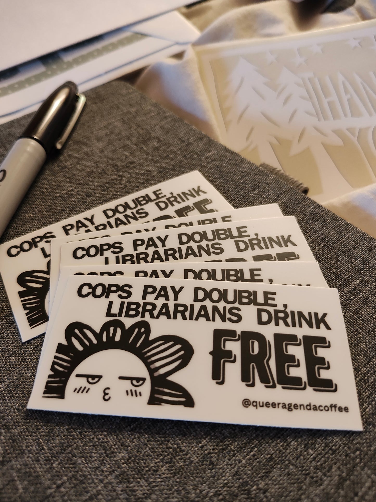 'Cops Pay' Sticker