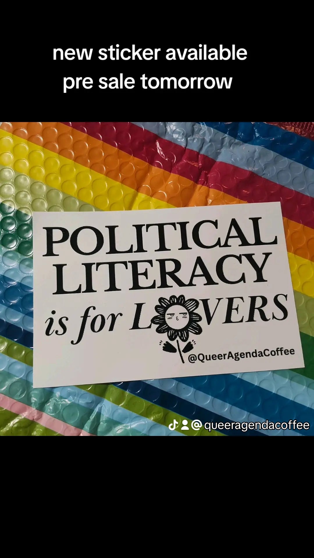 Political Literacy -Bumper Sticker-